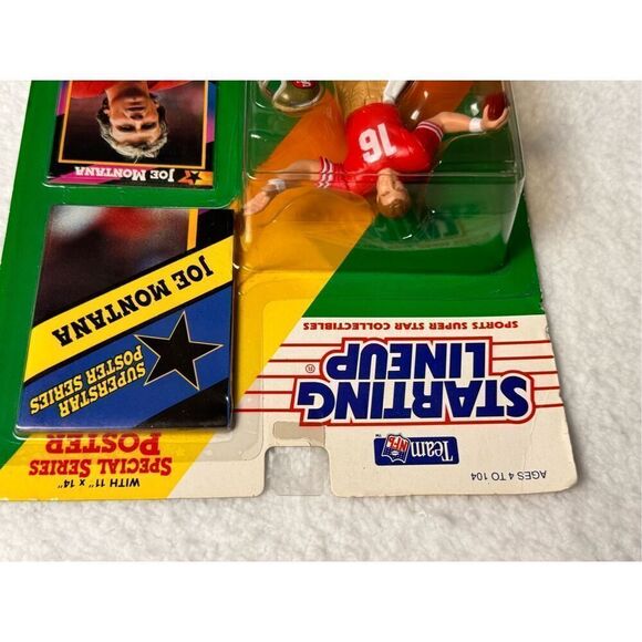 Kenner Starting Lineup Joe Montana 1992 San Francisco 49er's NFL - Picture 8 of 10